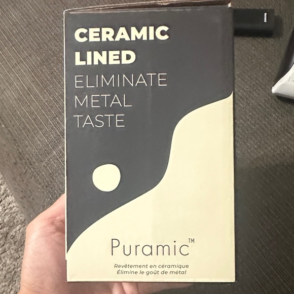 Asobu Black Ceramic Lined Travel Mug - Picture 5 of 5